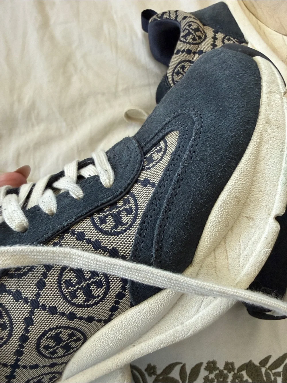 Tory Burch monogram canvas